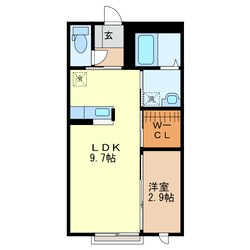 サンテールの物件間取画像